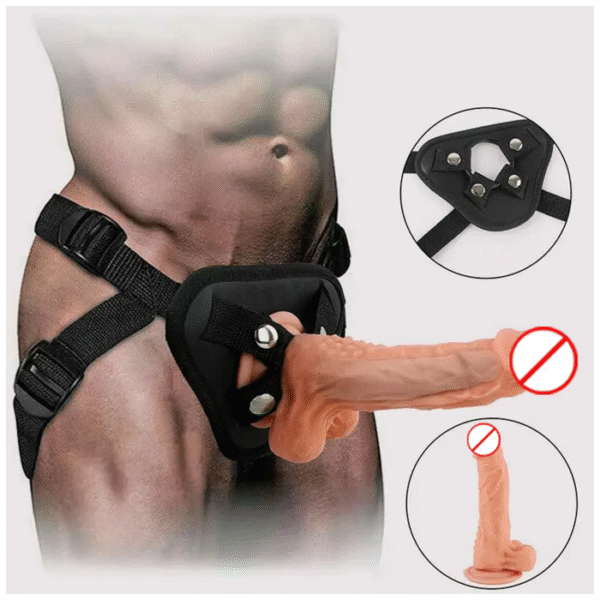 7 inch Men's Strap on Realistic Dildo in Pakistan - For Men & Women - Image 3
