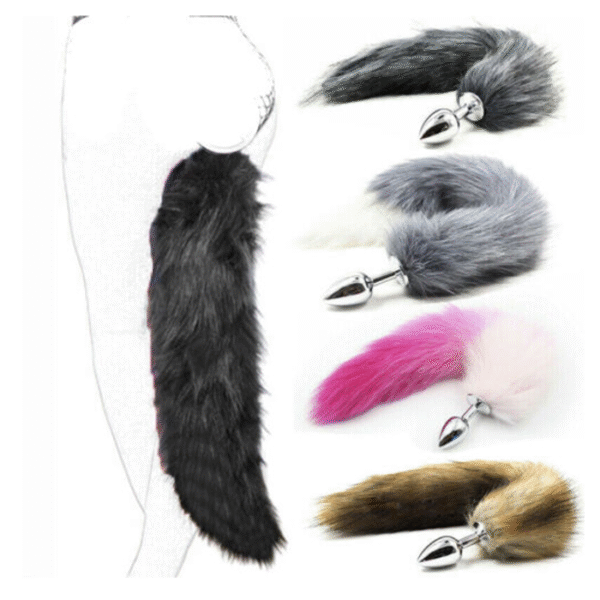 Erotic Fox Tail Anal Butt Plug For Women & Men - Image 3