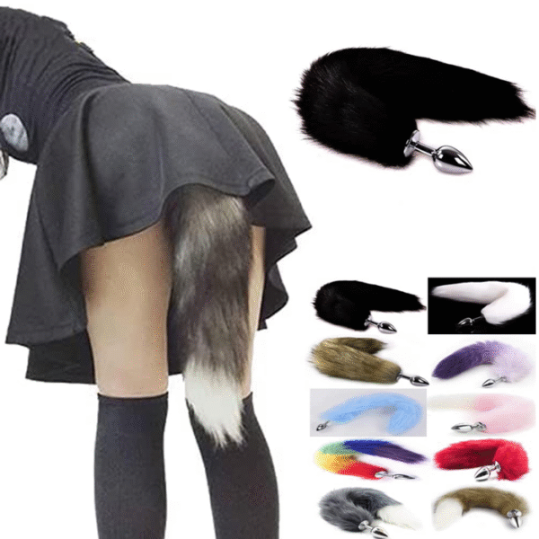 Erotic Fox Tail Anal Butt Plug For Women & Men - Image 2