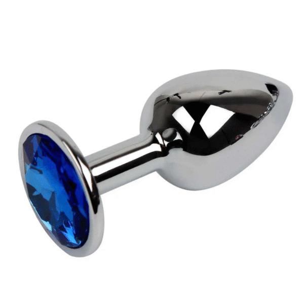 Metal Anal Butt Plug Crystal - Image 4
