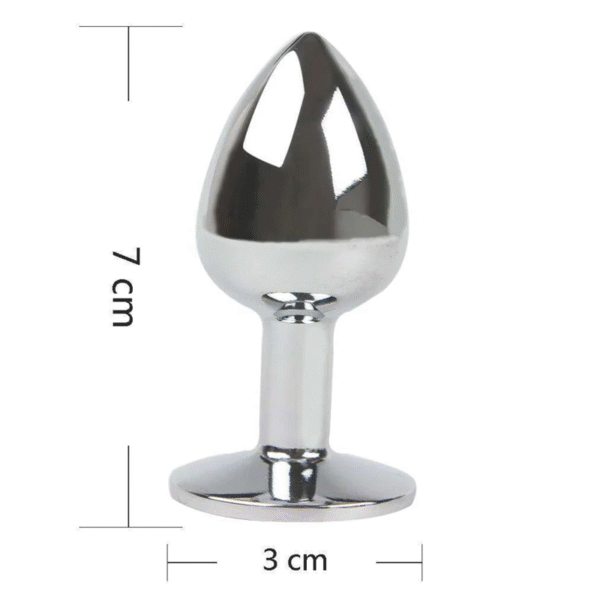 Metal Anal Butt Plug Crystal In Pakistan