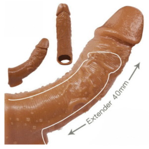 Soft Silicone Penis Extender Sleeve For Men