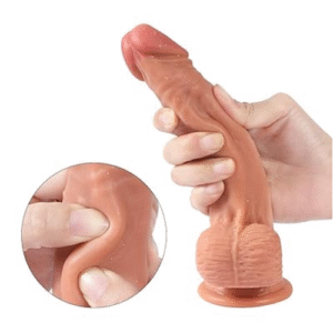 Huge 8-Inch Realistic Silicone Dual Penetration
